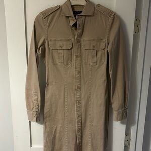 Ralph Lauren Khaki Dress size 2 brand new with tags!